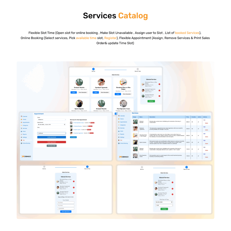 mobingo booking system